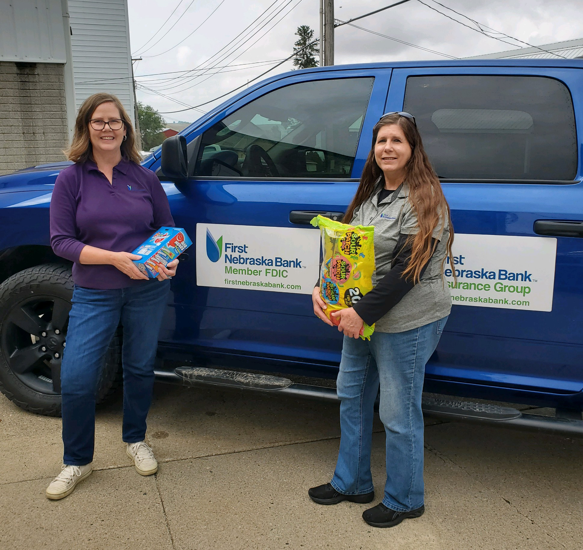 Emerson branch preparing for the parade during Tri-County Days.